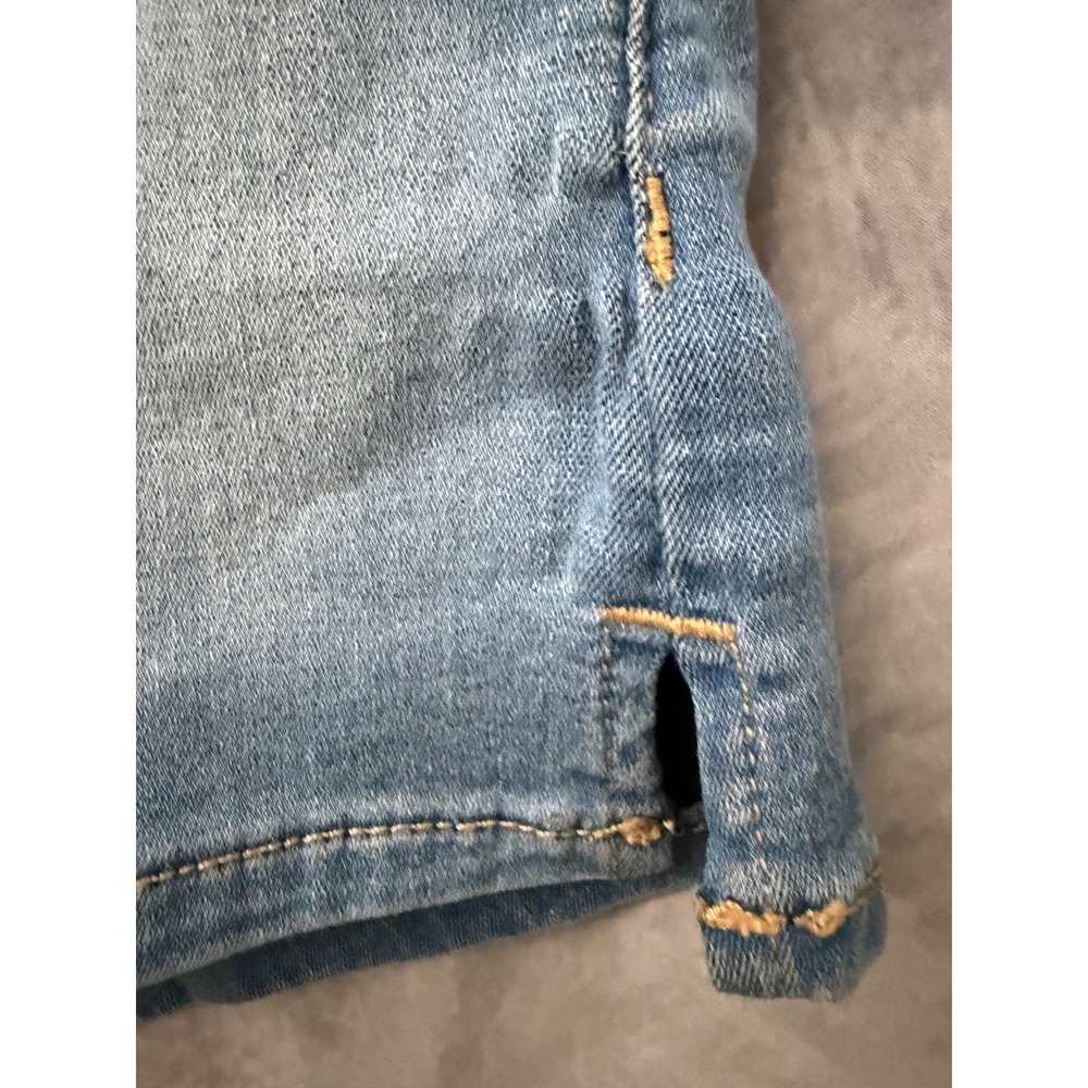 Free People We The Free High Rise Denim Shorts Light Wash Blue Size 25 - Picture 4 of 7